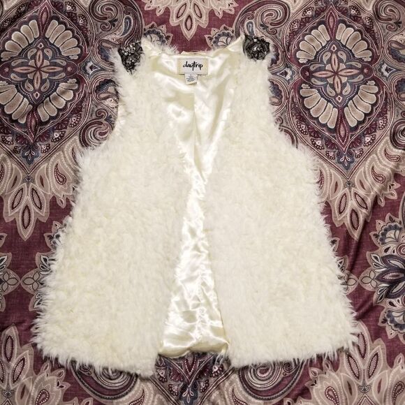 Daytrip Fur Embellished Vest  - Picture 1 of 3